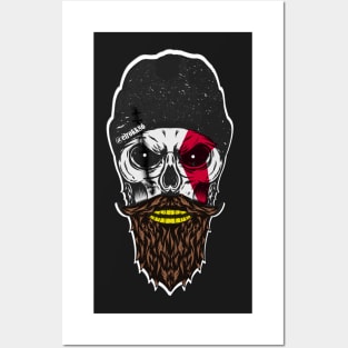 Hipster Kratos Posters and Art